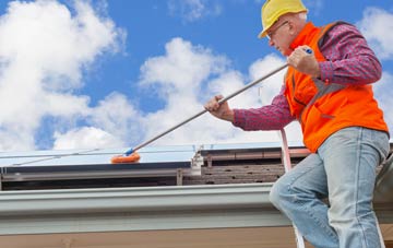 Monboddo soft wash roof cleaning